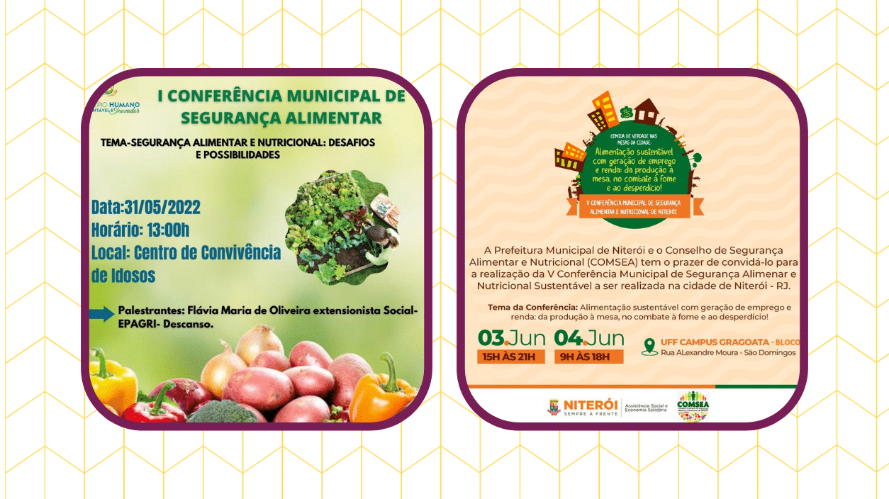 Anchieta e Niterói realizam conferência municipal de segurança alimentar e nutricional Anchieta e Niterói realizam conferência municipal de segurança alimentar e nutricional