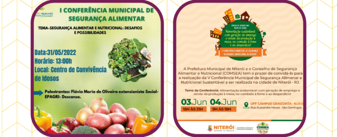 Anchieta e Niterói realizam conferência municipal de segurança alimentar e nutricional